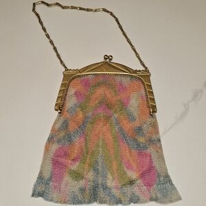 Whiting & Davis Multicolor Chain Mini Bag